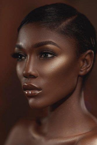 Nov 4 2018 We Have Collected Gorgeous Black Bride Makeup Ideas In