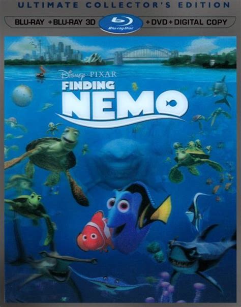 finding nemo [5 discs] [includes digital copy] [3d] [blu ray dvd] [blu ray blu ray 3d dvd] [2003