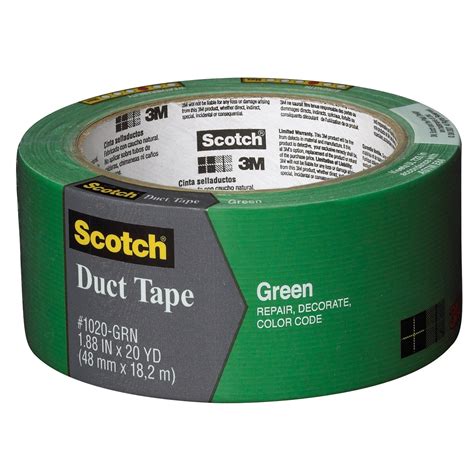 3m 1020 Grn A 188 X 20 Yards Green Duct Tape