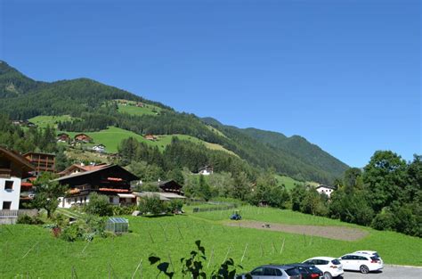 Ausblick Nach Steinhaus Hotel Gallhaus Valle Aurina Ahrntal