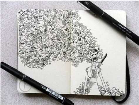 Image Result For Imagination Easy Drawing Notebook Art Pen Doodles
