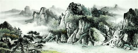 Chinese Painting Mountain And Water Chinese Painting Cnag220843