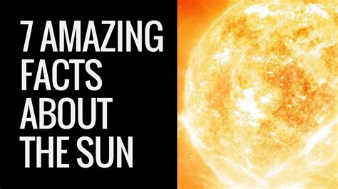 Interesting Facts About The Sun Sun Facts For Kids 7 Unknown Facts