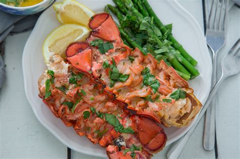 Baked Stuffed Lobster Tail Recipe Food Network Blog Dandk