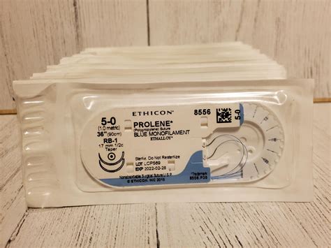Prolene Ethicon Size 5 0 8556h Individual Suture Packs Keebomed