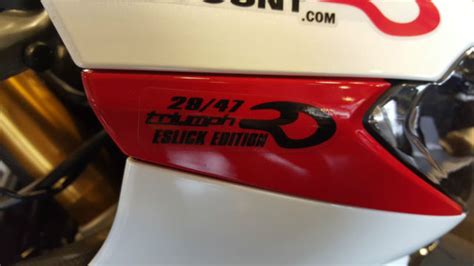 2014 Triumph Daytona 675r Danny Eslick Special Edition 29