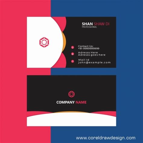 100+ inspiring examples of creative business cards. Download Creative Business Card Premium Vector | CorelDraw Design (Download Free CDR, Vector ...