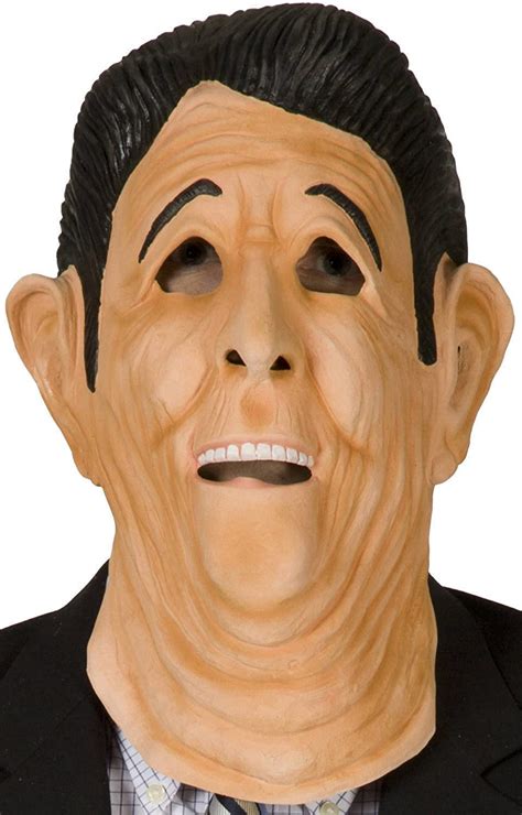 Amazon Com STees Point Break Ronald Reagan Mask Tan Clothing