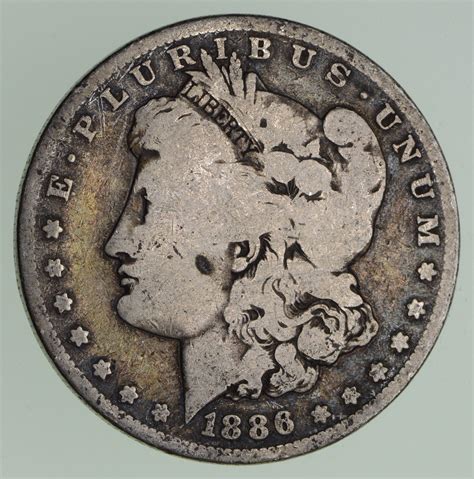 1886 O Morgan United States Silver Dollar 90 Eagle Reverse Early