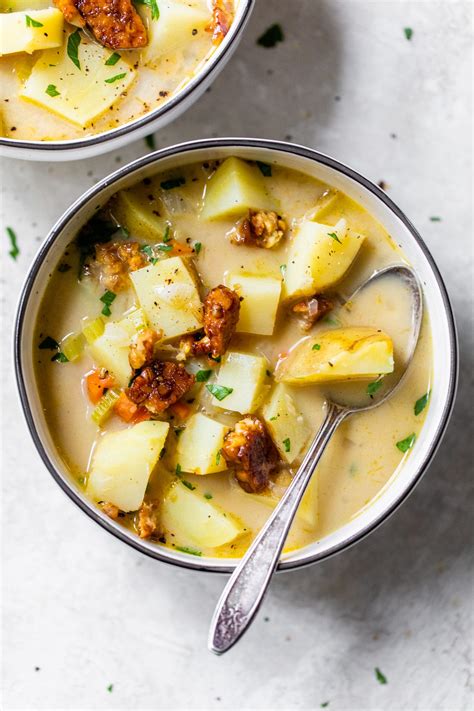 Vegan Potato Soup The Almond Eater