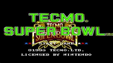 Snes Tecmo Super Bowl Playoff 1 Music Extended Youtube