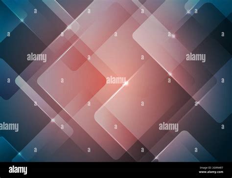 Abstract Background Geometric Square Overlay Transparency With Lighting