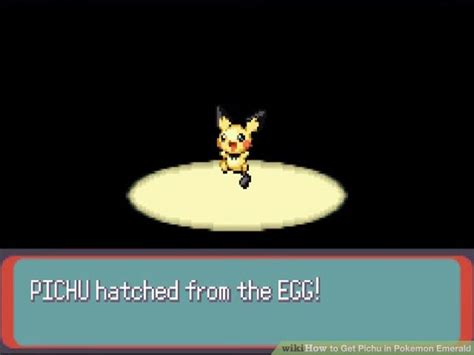 Listed below are all hatchable species in pokemon go arranged by egg distance and, when possible. How to Get Pichu in Pokemon Emerald: 5 Steps (with Pictures)
