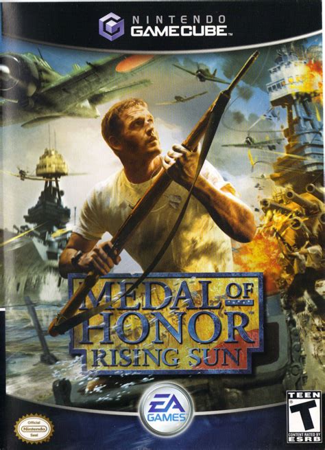 Medal Of Honor Rising Sun 2003 Gamecube Box Cover Art Mobygames