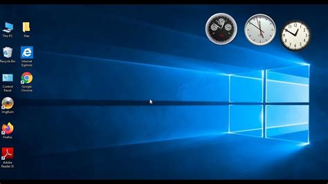 Add Multiple Time Zone Clocks On Windows 10 Desktop Via Gadgets Youtube
