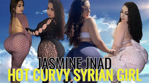 Jasmine Jnad Syrian American Beautiful Plus Size Fashion Model
