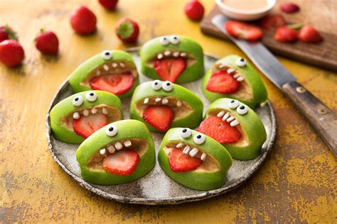What better way to excite kids about learning than with food games! 3 Healthy Halloween Snacks For Kids | HelloFresh Food Blog