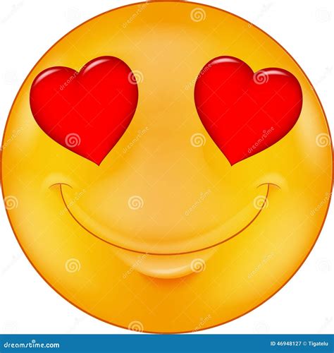 Cartoon Smiley In Love Stock Vector Image 46948127