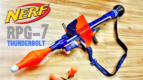 Nerf fortnite drum gun dg blaster rifle toy elite, 15 dart rotating drum, new. COMMUNITY Nerf RPG-7 Thunderbolt | Nerf Bazooka / Rocket ...