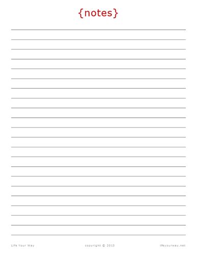 8 Best Images Of Printable Lined Note Pages Free Printable Lined Note