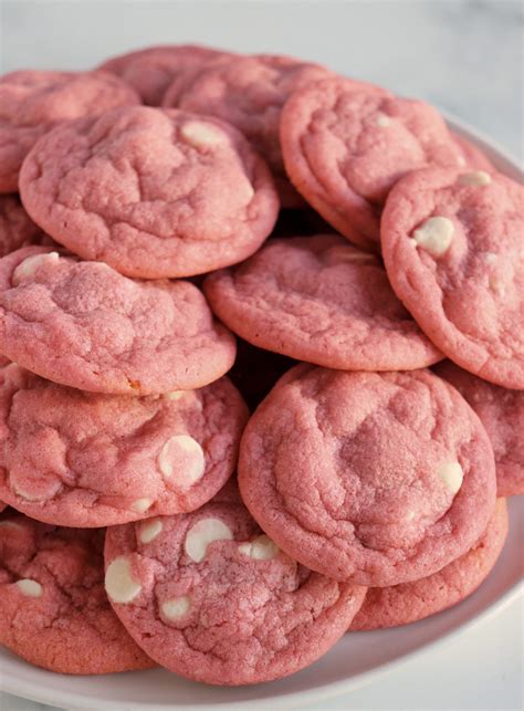 White Chip Pink Cookies Six Vegan Sisters