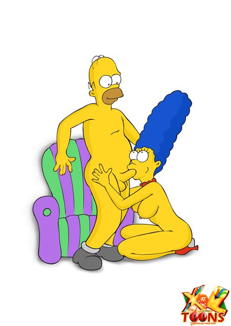 Rule 34 Breasts Color Fellatio Female Homer Simpson Human Insertion Male Marge Simpson Nipples