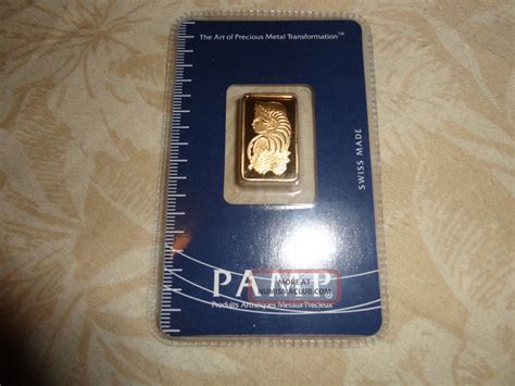 Pamp Suisse 5 Gram 9999 Gold Bar Fortuna With Assay Certificate