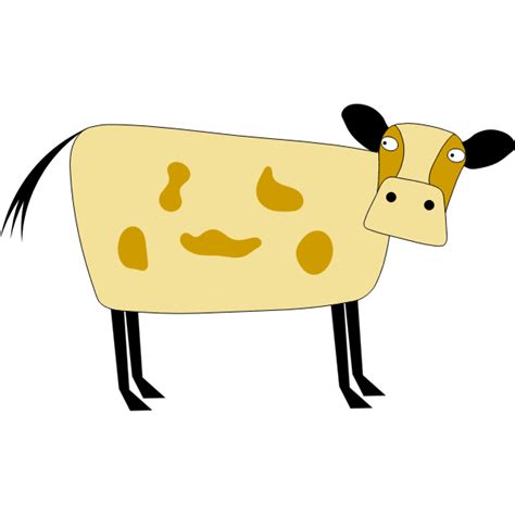 Cow Cartoon Clip Art Free Svg