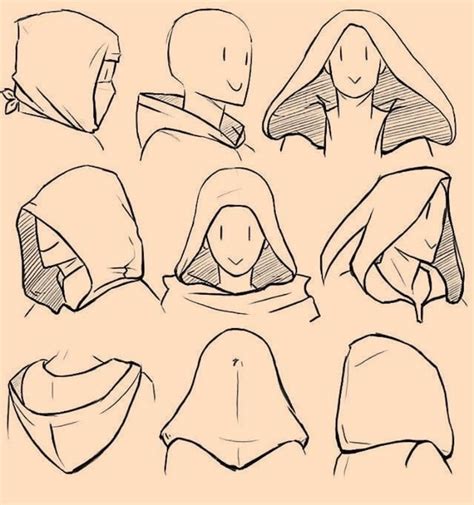 Hood Drawing Reference And Sketches For Artists