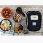 Jbx A Series Black Micom Rice Cooker With Healthy Tacook Cooking Plate