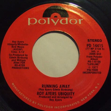 Running Away Cincinnati Growl By Roy Ayers Single Disco Reviews
