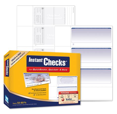 Instant Checks For Quickbooks And More — Form 3001 Personal Checks