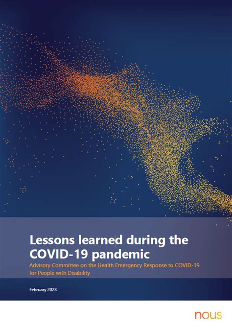 Lessons Learned During The Covid Pandemic Advisory Committee On