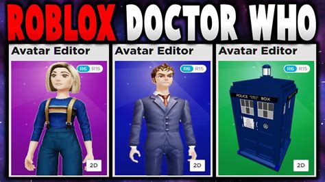 Roblox Doctor Who Event Leaked New Accessories Youtube