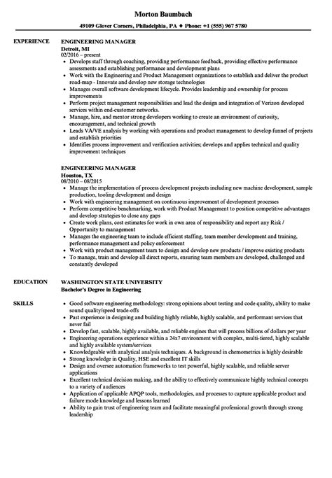 Use this document and the writing tips below to craft your perfect cv and increase your chances of landing an interview. Sample Cv Engineering Manager - Engineering Manager CV Sample
