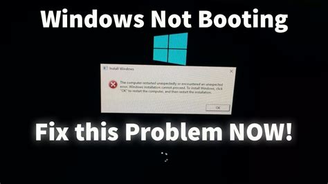 The Computer Restarted Unexpectedly Or Encountered An Unexpected Error Windows SOLUTION