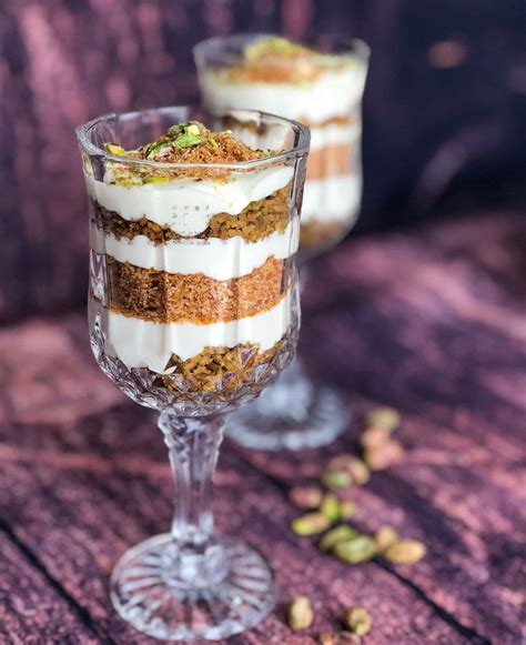 Rose Greek Yogurt Dessert Recipe With Pista And Coconut