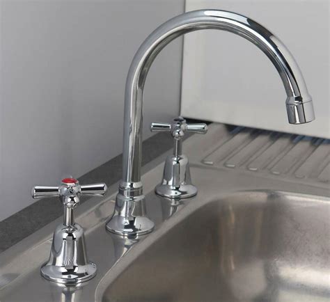 Check out our kitchen sink tap selection for the very best in unique or custom, handmade pieces from our home & living shops. Sink Tap Set Bench Mount Easy Clean Handles Gooseneck ...