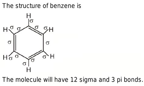 How Many Sigma And Pi Bonds Are Present In Benzene Ring Free Hot Nude