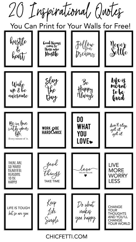 The 20 Inspirational Quotes You Can Print For Your Walls