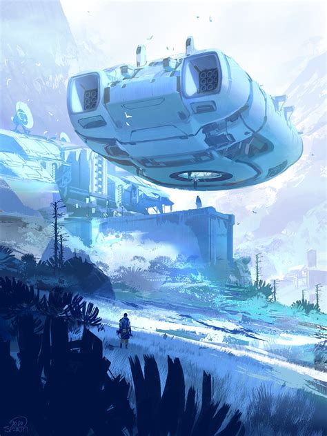 Colony Collectors By Sparth Science Fiction Artwork