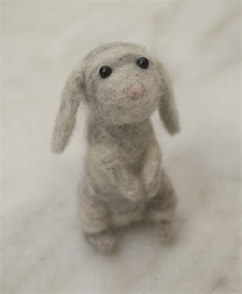Needle Felted Lop Bunny Tutorial Everybunny Crafts Needle Felting
