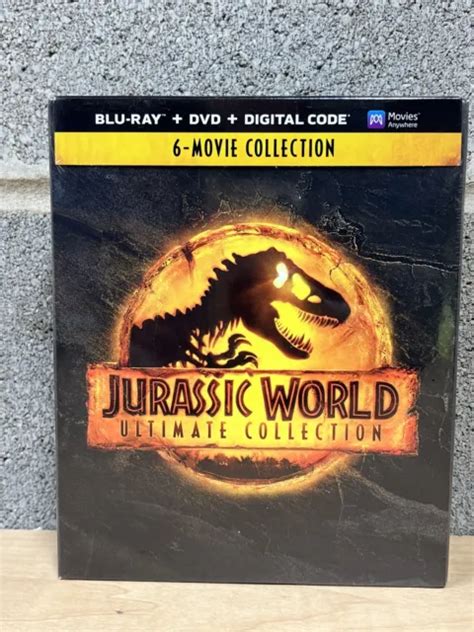 Jurassic World Ultimate Collection Blu Ray Dvd Digital Movie Box Set New Picclick