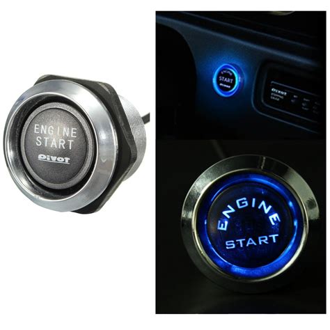 Universal 12v Car Engine Start Push Button Switch Ignition Starter Kit