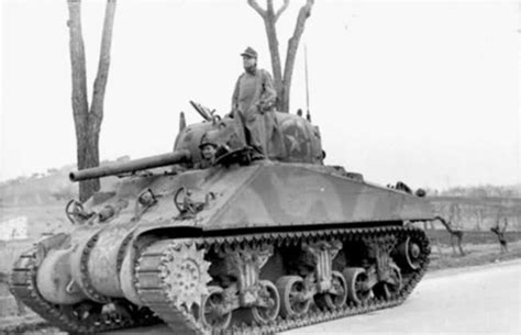 German M4 Sherman Italy 1944 World War Photos