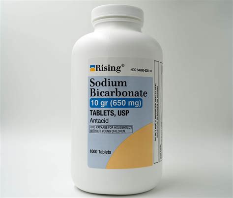 Sodium Bicarbonate 650mg Antacid Used For Acid Indigestion Heartbur