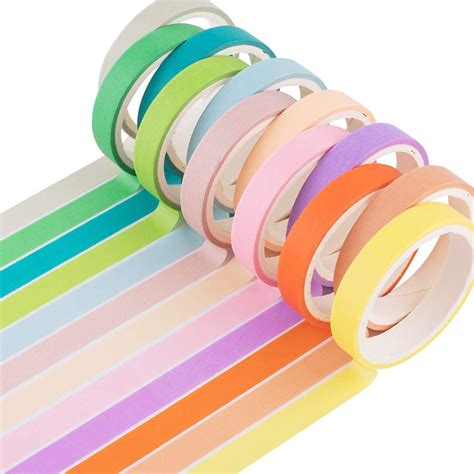 yubbaex washi tape masking tape ruban adhesif decoratif pour scrapbooking artisanat de