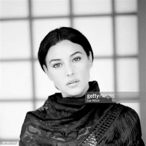 Italian Actress Monica Bellucci On The Set Of Tears Of The Sun