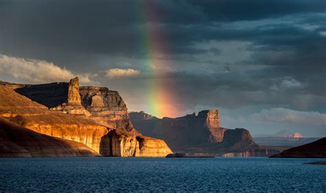 Wallpaper Landscape Mountains Sunset Sea Bay Lake Rock Nature