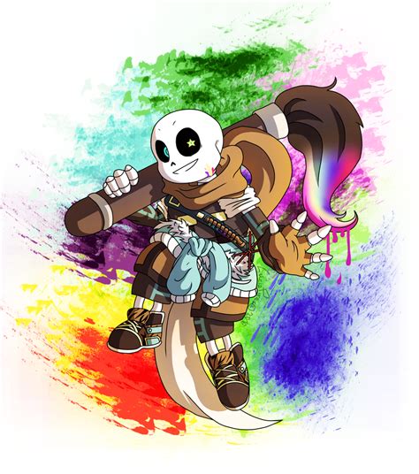 Ink Sans Anime Inkcolonna Underbend Inksans By Thegreatrouge On